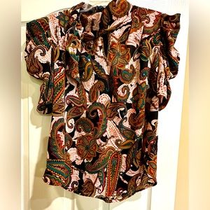 Paisley short sleeve shirt